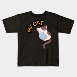 my cat therapist Kids T-Shirt